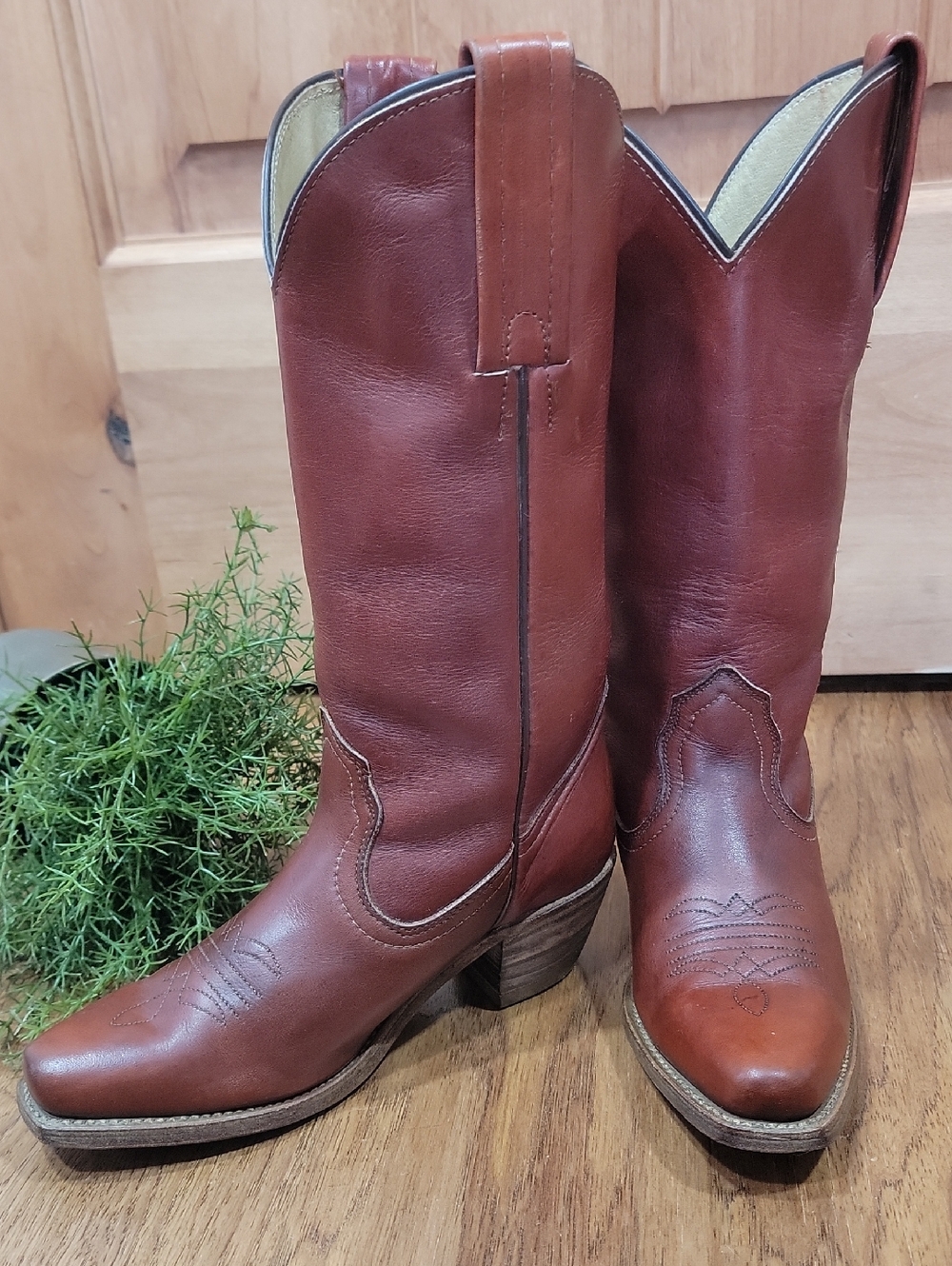 Vintage Frye Women's Snip Toe Cowgirl Boots 5.5 - Picture 13 of 16